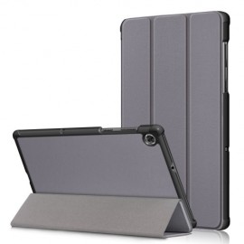 Tri-Fold Book Case - Lenovo Tab M10 FHD Plus (TB-X606F) Hoesje - Grijs