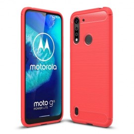 Coverup Armor Brushed TPU Back Cover - Motorola Moto G8 Power Lite Hoesje - Rood