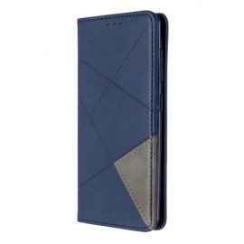 Coverup Geometric Book Case - Samsung Galaxy A41 Hoesje - Blauw
