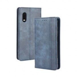 Coverup Vintage Book Case - Samsung Galaxy Xcover Pro Hoesje - Blauw