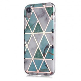 Coverup Marble Design TPU Back Cover - iPhone Xr Hoesje - Mint