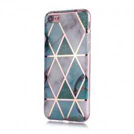 Coverup Marble Design TPU Back Cover - iPhone SE (2022/2020), iPhone 8 / 7 Hoesje - Mint