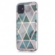 Coverup Marble Design TPU Back Cover - iPhone 11 Hoesje - Mint